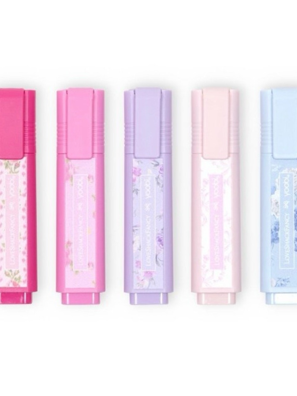 NIB LoveShackFancy x Target - Yoobi 5pk Highlighters - Picture 2 of 4